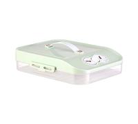 Hrtyvhin Caja de Almacenamiento para congelador Multicapa fácil de Limpiar, Mantenimiento de frescura con Temporizador para Uso doméstico y Dormitorio, conservación de Alimentos para hogar