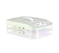 Hrtyvhin Caja de Almacenamiento para congelador Multicapa fácil de Limpiar, Mantenimiento de frescura con Temporizador para Uso doméstico y Dormitorio, conservación de Alimentos para hogar