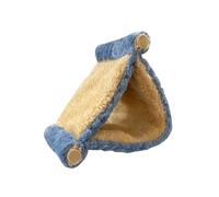Hrtyvhin Cama Colgante de Forro para hámsteres Refugio de Invierno con Gancho de fácil instalación Comodidad Segura para Mascotas pequeñas Cama Colgante de Forro cálido para Animales pequeños fácil