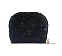 Hrtyvhin Cartera compacta para mujer de piel sintética con múltiples ranuras para tarjetas y cremalleras para una compra segura de viaje, dinero importante organizado, Negro , Mass Beauty