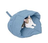 Hrtyvhin Cave Cama para Mascotas Perros pequeños Gatos Ropa de Cama Interior Lavable Saco de Dormir Cama de Felpa para Interiores