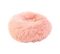 Hrtyvhin Cojín de peluche cálido y grueso para hámster y conejillo de indias, alfombrilla de cama de felpa de invierno con base antideslizante, cama redonda para mascotas