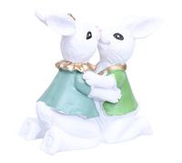 Hrtyvhin Conjunto de Animales de Beso de Resina, figurita de Animales para sorpresas de Aniversario o Gestos de recién Casados, Día de Valentín