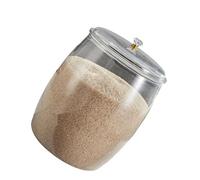 Hrtyvhin Contenedor de Almacenamiento de Alimentos de Transparente con Tapas herméticas para organización de la Cocina y conservación de Productos Secos Contenedor de Almacenamiento Transparente