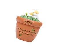 Hrtyvhin Contenedor de Cenizas para Mascotas con Segura para estantes, altares o exhibición de jardín, Caja de preservación de Recuerdos de pérdida de Perros y Gatos, Caja de cremación de Resina