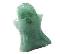 Hrtyvhin Cristales curativos tallados Decoraciones Estatuas fantasmales Adorno para meditaciones de Hallowmas Regalo fantasmal de Cristales curativos tallados a Mano