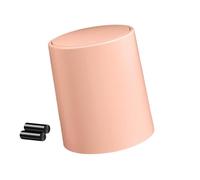 Hrtyvhin Cubo de almacenamiento para baño, cubo de basura estrecho, ahorro de espacio, tipo de presión impermeable para cocina, inodoro, prensa, cubo de basura