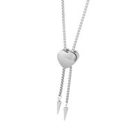 Hrtyvhin De acero inoxidable de con colgante móvil en forma de corazón, regalo simbólico para personas amadas, collar Bolo