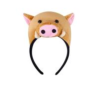 Hrtyvhin Diadema de maquillaje infantil para fiestas de Halloween, sombreros para festivales de música, accesorios para cabinas de fotos, accesorios para niñas, accesorios de disfraz de cerdito, b