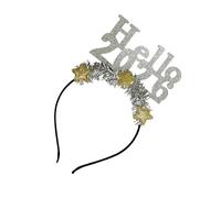 Hrtyvhin Diademas con purpurina para fiestas Hello 2026, Star Decors, unisex, para eventos de Año Nuevo, cuenta regresiva, eventos, reuniones, festivales, accesorios para el cabello para Nochevieja