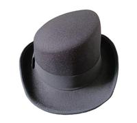 Hrtyvhin Divertidos sombreros de fiesta de lana para magos, borde ancho, decoración de disfraces para magos entusiastas y amantes de la moda, actuaciones de actores