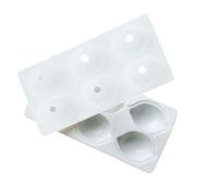Hrtyvhin Easy Releases - Molde de silicona con 6 cavidades de limón, moldes para tartas, mousse, gelatina, servir fiestas, moldes de silicona para gelatina y postres