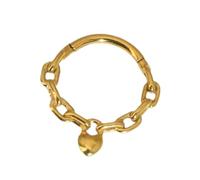 Hrtyvhin Elegante cadena de corazón para septo, joyería quirúrgica de acero inoxidable para mujeres y niñas/plata 8/10 mm anillos para la nariz, 10mm, como se describe, como se describe