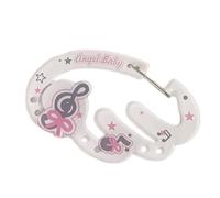 Hrtyvhin Elegante decoración de mochila de alas acrílicas, llavero con clip, adorno, llavero para personalizar bolsos y cinturones, clip de bolsillo acrílico decorativo, a