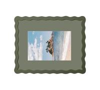 Hrtyvhin Elegante marco de madera de 8 x 10 con auténtico que muestra fotos de 5 x 7 opciones de visualización flexibles para hogar o espacio Marco de clip trasero giratorio
