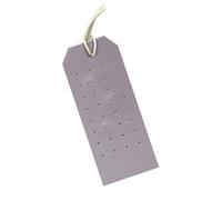 Hrtyvhin Elegante solución de almacenamiento de pendientes, exquisita tabla de exhibición de aretes de cuero, regalos prácticos para entusiastas de la joyería