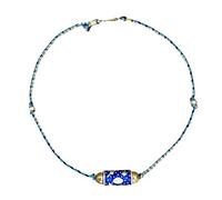 Hrtyvhin Esfera con revestimiento multicolor Cadena de hilo de Joyería cultural antigua y alentada presente para formato diario Joyería con dijes exitosa