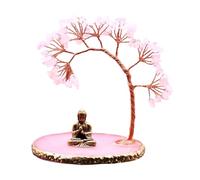 Hrtyvhin Estatua de con árbol de curativo, Dinero para energía Positiva, Yoga, meditaciones, Decoraciones para hogar, oficinas, Estante, Dinero para Riqueza y Suerte