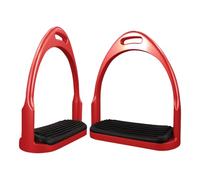 Hrtyvhin Estribos curvos para Montar a Caballo, Seguridad Profesional para sillas de Montar, Pedal Antideslizante, ecuestres, 2 uds