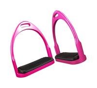 Hrtyvhin Estribos curvos para Montar a Caballo, Seguridad Profesional para sillas de Montar, Pedal Antideslizante, ecuestres, 2 uds