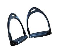 Hrtyvhin Estribos curvos para Montar a Caballo, Seguridad Profesional para sillas de Montar, Pedal Antideslizante, ecuestres, 2 uds