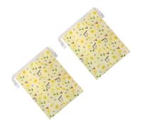 Hrtyvhin Funda de Pan de algodón tratado con Cera Natural para Reducir residuos, Tiendas de Vida, Pan, Frutas y Verduras, sin Cera de, Protector para Alimentos, Ideal para Salidas de panes y en