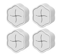 Hrtyvhin Ganchos para toallas de cocina, colgadores redondos autoadhesivos para montaje en pared, ganchos para platos, (empuje para colgar), soportes para ganchos de mano, soporte adhesivo