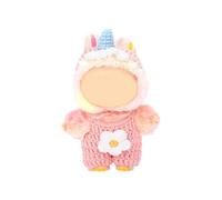 Hrtyvhin Juego de accesorios de ropa para muñecas de ganchillo, aguja, instrucciones paso a paso y accesorios de punto, manualidades de hilo para principiantes