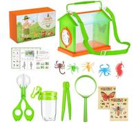 Hrtyvhin Juego de exploradores de la Naturaleza para niños de 4 a 12 años, Incluye Caja de observación, atrapamariposas, Descubrimiento Aire Libre Outdoor Discovery