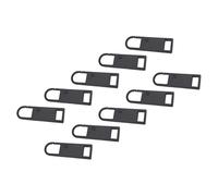 Hrtyvhin Juego de reparación de cremalleras desmontables de repuesto, cremalleras metálicas, lengüetas para equipaje, ropa, mochilas, botas, bolso, fijador de reparación con de cremallera