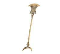 Hrtyvhin Llavero clásico chino con margen de agua y cobre, colgante de llave en miniatura detallada, artículo decorativo para entusiastas, llavero de cobre coleccionable