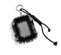 Hrtyvhin Llavero coreano de música pop para tarjetas de fotos, placa de identidad, estudiante, tarjeta de autobús, escuela, música pop coreana, tarjeta fotográfica, b