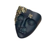 Hrtyvhin Macetas artísticas de Rostro Humano con Agujeros de Drenaje, macetero artístico de Pared para Espacios de hogar y oficinas, Maceta de Resina para decoración del hogar