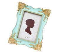 Hrtyvhin Marco de fotos de resina, diseño antiguo, adorno dorado europeo, imagen tallada para colgar en la pared o decoraciones de, foto para colgar en la pared