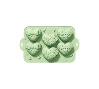 Hrtyvhin Molde para Pasteles con Forma de corazón de Silicona de Grado alimenticio con 6 cavidades, moldes Hechos a Mano para Fiestas, Chocolate, y más Accesorios creativos para Hornear