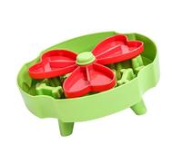 Hrtyvhin Molino de Comedero Lento Tazón de Comida para Perros con diseño de Rompecabezas la Asfixia Hábitos alimentarios saludables para Uso de alimentación rápida Tazón de estimulación Mental