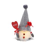 Hrtyvhin Muñeca única de gnomos Brillantes, Regalo para día de Valentín o decoración de la habitación Muñeco de Peluche de gnomos Brillantes, Regalo para un ser Querido Tela/Relleno de