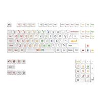 Hrtyvhin NUEVO 113KEYS XDA HEIGHAUF Colp Colp TEYCAPS Hermosa Keycap Set Para Juegos Teclado Mecánico Diseño