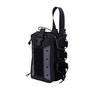 Hrtyvhin Organizador de funda para botella de agua Correa lateral de agarre cómodo Cierre de metal Compatible con mochilas Bolsa de transporte para hervidor de agua aire libre con banda elástica