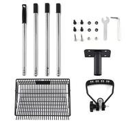 Hrtyvhin Pala para excrementos de Aves de Corral con extendido y diseño de rastrillos para Uso en Granjas y Jardines domésticos, recolector de Aves de Corral