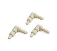 Hrtyvhin Paquete de 3 Conectores de Codo de, Conector de púas de Sellado Adecuado para máquina de café, Manguera de 3x6 mm Que Garantiza un Flujo de Agua, Conector de Tubo L para máquina de café