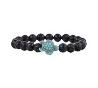 Hrtyvhin Pulsera de tortugas ballena centrada en la conservación con soporte elástico Georgias Accesorio para acuario para y estudiantes Joyería de conservación de la vida silvestre