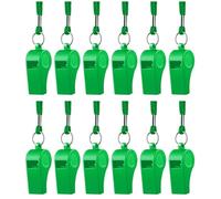 Hrtyvhin Silbatos de árbitro para Entrenadores, 12 Uds, Sonido Fuerte y crujiente, Deportes con cordón para fútbol, fútbol, Baloncesto