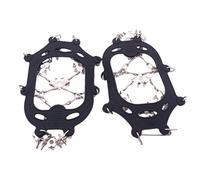 Hrtyvhin Snow Ice Grip Overshoe Footwear Traction Walk Traction para Escalada Esquí, Antideslizante 24 Picos Crampones Tacos Tacos Tacos Picos