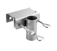 Hrtyvhin Soporte de Sombra Inoxidable para Suelos de césped, terrenos de concreto, Varios tamaños de Sombra, Montaje Simple en 30 Segundos, no Requiere Herramientas, Anclaje para sombrillas de Playa