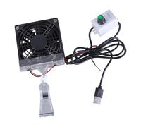 Hrtyvhin Tanques de pescado enfriadores silenciosos para acuario, enfriador de acuario ajustable, control de temperatura, ventilador de enfriamiento, tanque de peces, ventilación de refrigeración