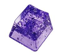 Hrtyvhin Tapa de resina OEM Height R4s Personalidad Transucent Sequins Keycap Reemplazo Para Teclados Mecánicos 1PC
