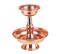 Hrtyvhin Taza de Budismo Tibetano de Metal Hecha a Mano, Cuenco Budista para ofrecer Agua, Recipiente Ritual para adoración en, colección Cultural, Adorno de meditaciones
