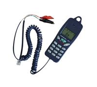 Hrtyvhin Teléfono fijo con cable con identificación de llamadas para máquina de comprobación de línea de comunicación, comprobador de línea de red