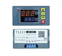 Hrtyvhin Temporizador con retraso infinito con doble pantalla digital para un tiempo práctico en diferentes aplicaciones. Temporizador electrónico para el uso diario